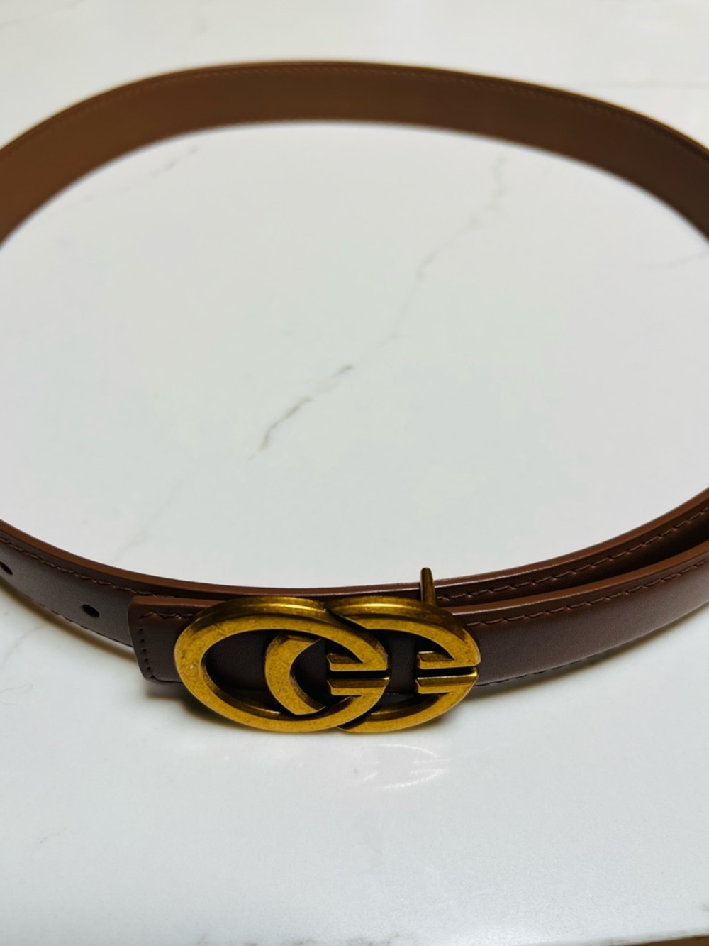 GUCCI LOGO BELT MED